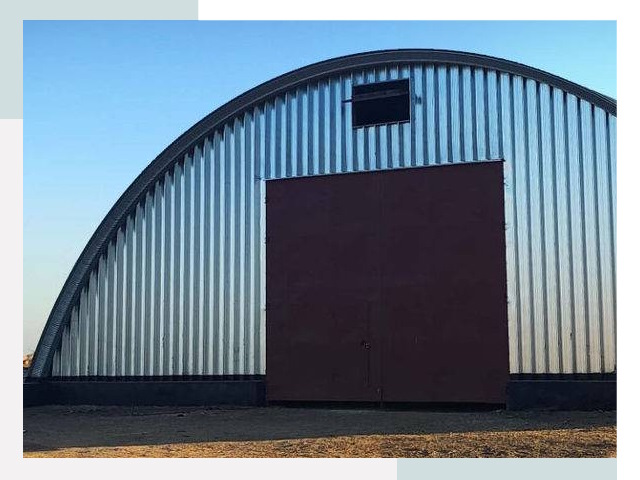 Бескаркасные ангары в Череповце