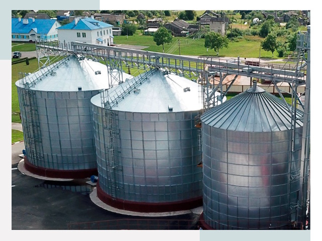 Металлические силосы в Череповце