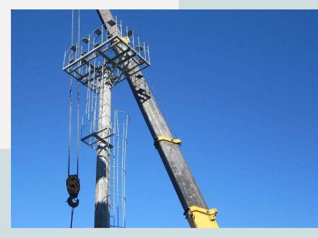 Монтаж осветительных мачт в Череповец от 613 руб.