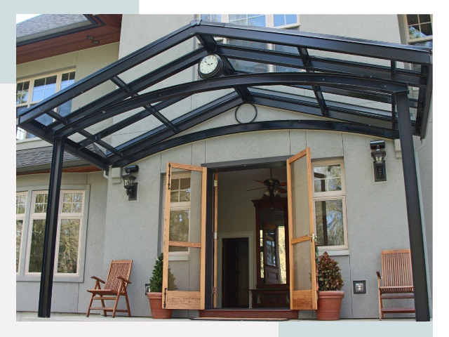 Козырьки металлические в Череповце