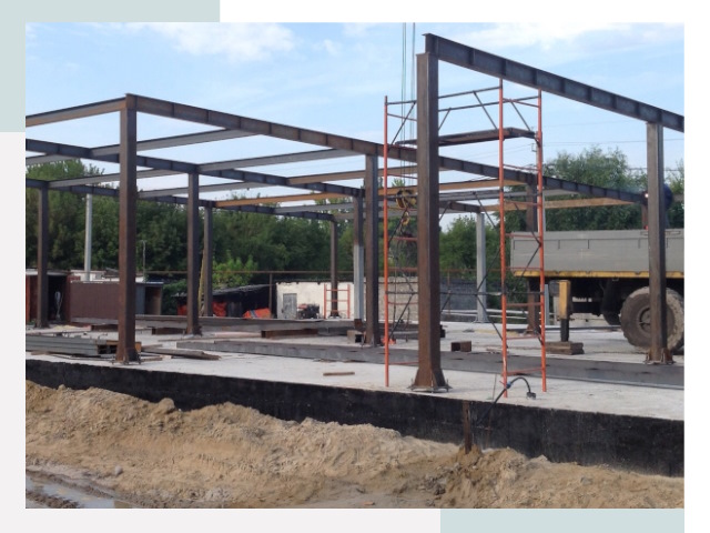 Фундамент для ангаров в Череповце