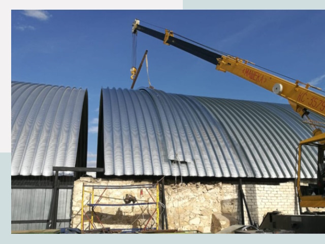 Реконструкция ангаров в Череповце от 613 руб.