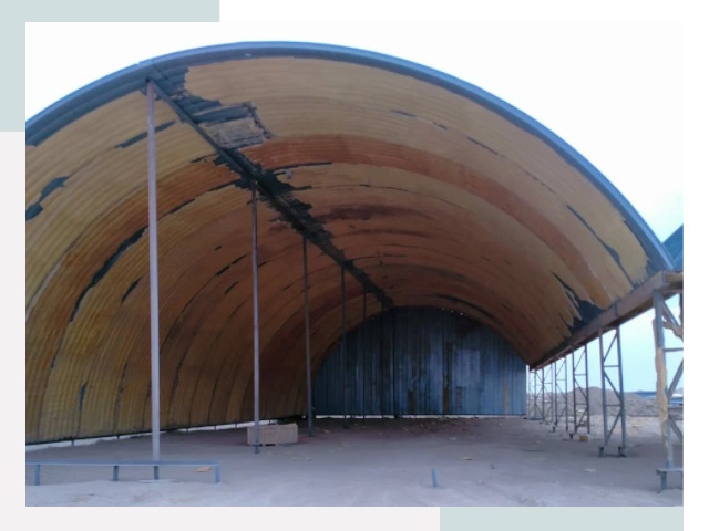 Реконструкция ангаров в Череповце