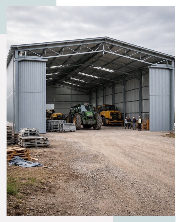 Ангары для сельхозтехники в Череповце от 20442 р. | СтальСтрой-Чрп