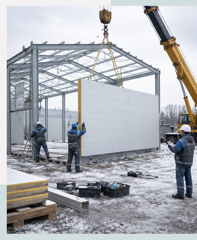 Строительство холодильных складов под ключ в Череповце
