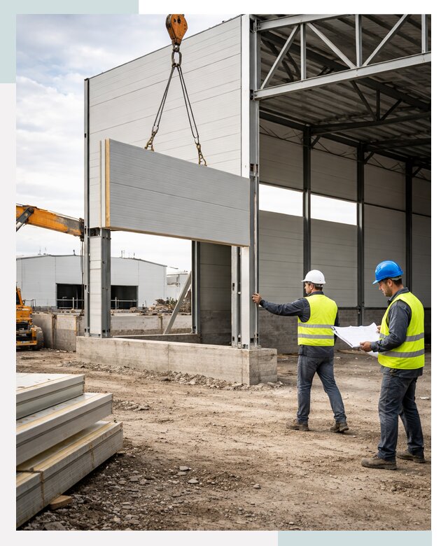 Склад из сэндвич панелей под ключ в Череповце от 9710 р. | СтальСтрой-Чрп