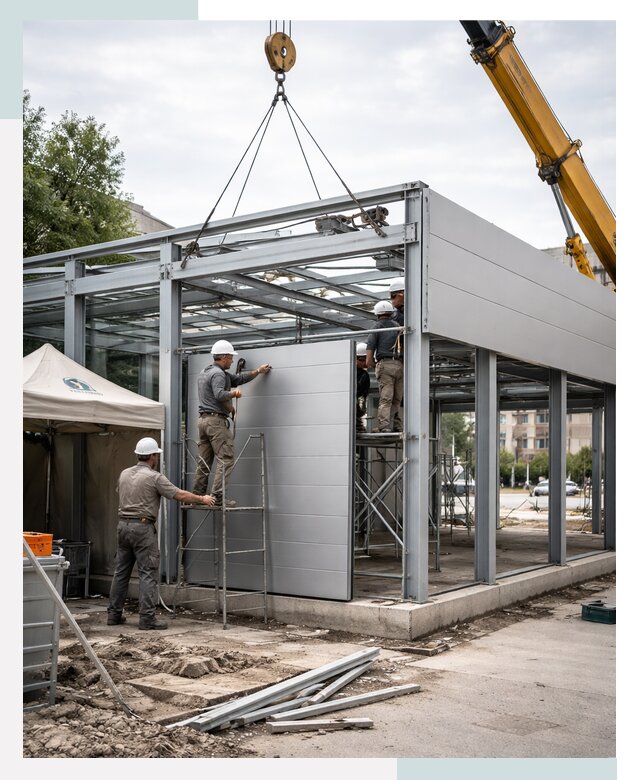 СтальСтрой-Чрп: торговый павильон под ключ в Череповце от 35774 р.